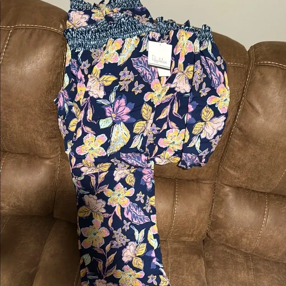 Floral Print Pajama Pants - Picture 1 of 4